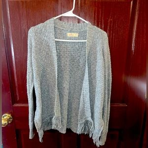HOLLISTER Women’s Long Sleeve Grey Open Sweater Cardigan Size XS